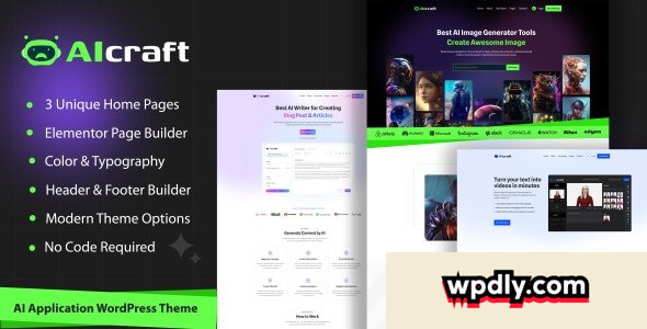 aicraft-v100---ai-application-amp-generator-wordpress-theme
