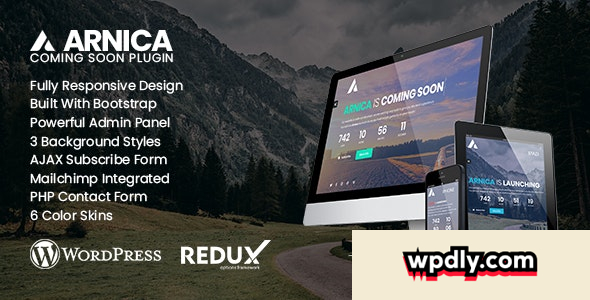arnica-v19---creative-coming-soon-wordpress-plugin