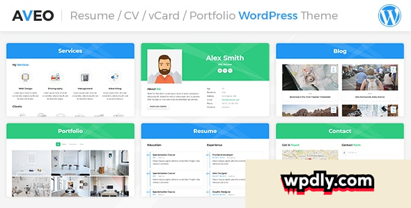 aveo-v121---resume--cv-theme