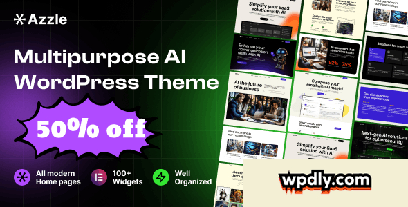 azzle-v101---saas-amp-tech-startup-elementor-wordpress-theme