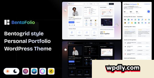 bentofolio-v101--personal-portfolio-wordpress-theme