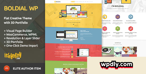 boldial-wp-v29---flat-creative-theme-with-3d-portfolio