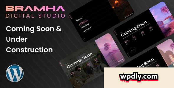 bramha-v10---coming-soon-amp-under-construction-wordpress-theme