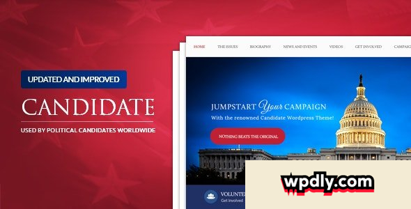 Candidate v1.6 – Political WordPress Theme