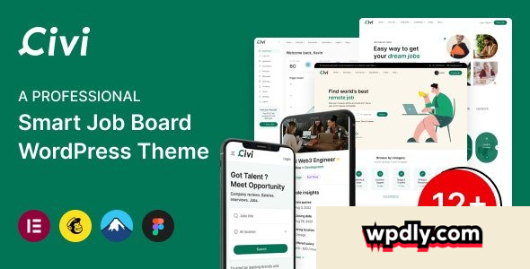civi-v214---job-board-wordpress-theme