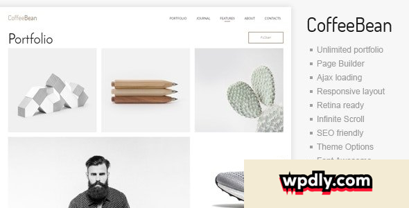 coffeebean-v120---easy-amp-simple-portfolio-for-freelancers-studios-and-photographers
