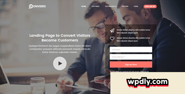 conversi-v130---professional-conversion-landing-page