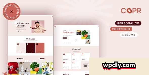 copr-v10---one-page-personal-portfolio-cv-and-resume-theme