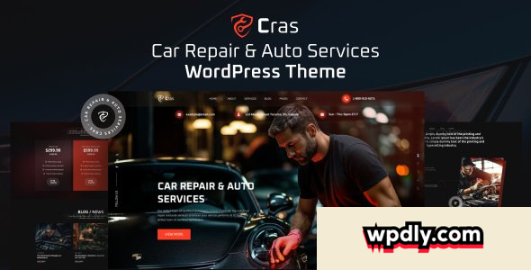 Cras v1.0.7 – Car Repair & Auto Services WordPress Theme