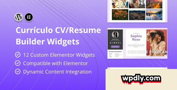 curriculo-v10---cvresume-builder-elementor-widgets