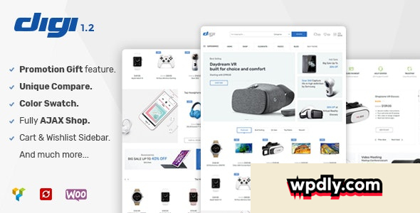 Digi v1.9.1 – Electronics Store WooCommerce Theme
