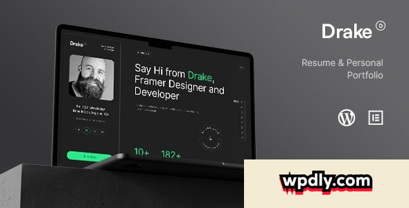 drake-v431---personal-portfolio-resume-theme