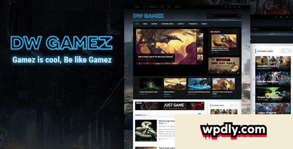 dw-gamez-v109---responsive-wordpress-gaming-theme