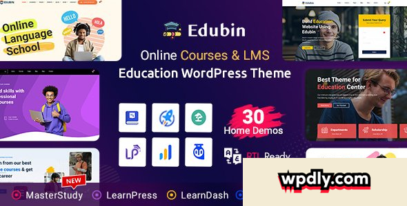 Edubin v9.4.7 – Education LMS WordPress Theme