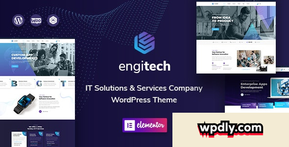 Engitech v1.8.12 – IT Solutions & Services WordPress Theme