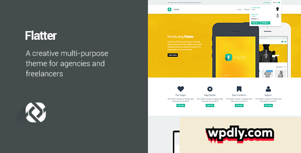 flatter-v165---multi-purpose-theme-for-your-creativity