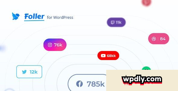 foller-v124---social-followers-bar-for-wordpress