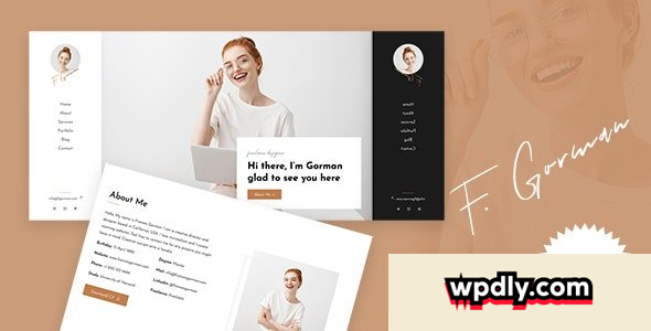 gorman-v210---personal-portfolio-wordpress-theme