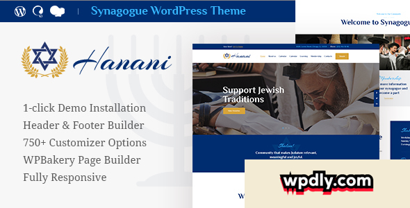 hanani-v110---jewish-community-amp-synagogue-theme
