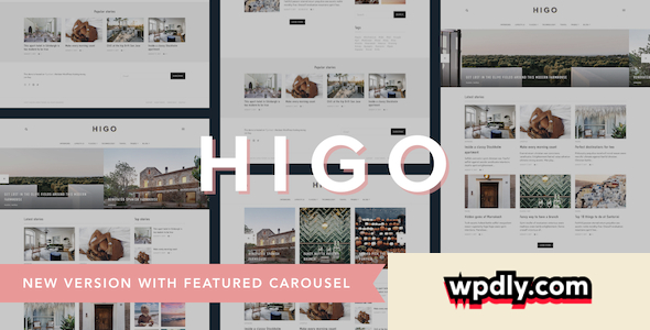 Higo v1.2.1 – A Responsive WordPress Blog Theme
