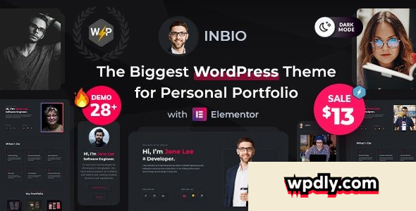 inbio-v250---personal-portfoliocv-wordpress-theme