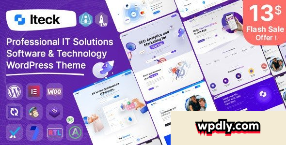 Iteck v1.1.6 – Software & Technology WordPress Theme