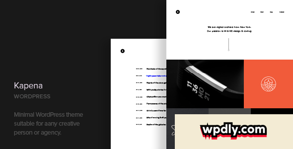 Kapena v1.2 – Minimal Portfolio WordPress Theme