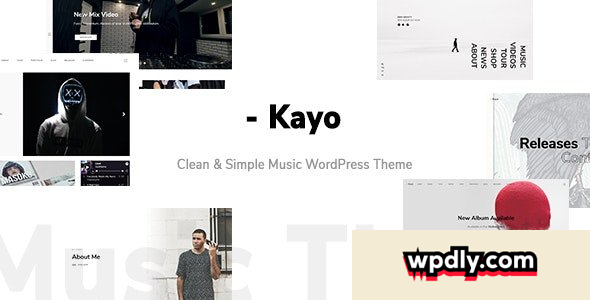 kayo-v140---clean-and-simple-music-wordpress-theme