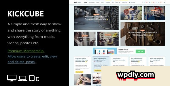 kickcube-v30---membership-amp-user-content-sharing-theme