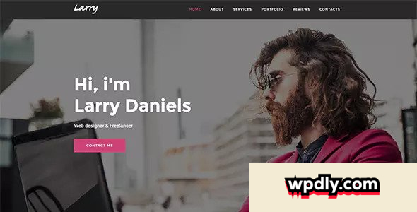 larry-v101---personal-onepage-wordpress-theme