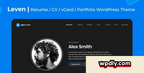 leven-v180---cvresume-theme