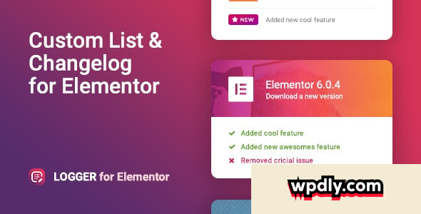 logger-v10---changelog-amp-custom-list-for-elementor