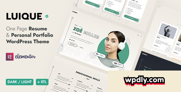 luique-v128---personal-portfolio-wordpress-theme