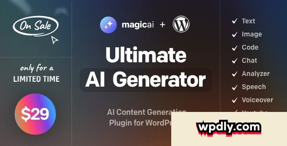 magicai-for-wordpress-v11---ai-text-image-chat-code-and-voice-generator