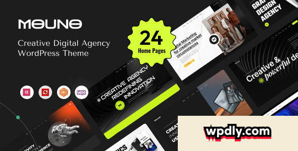 Mouno v1.0.0 – Creative Digital Agency WordPress Theme