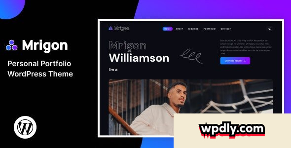 mrigon-v10--personal-portfolio-wordpress-theme