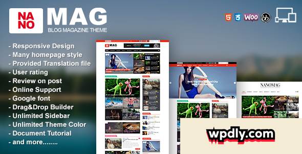 NanoMag v1.7 – Responsive WordPress Magazine Theme