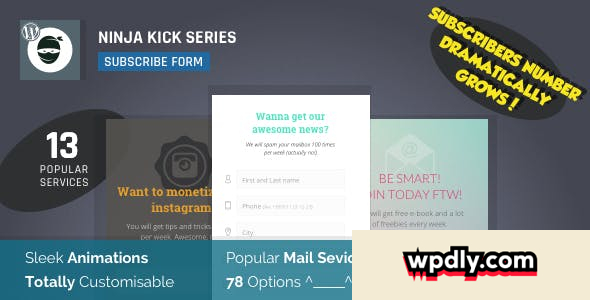 ninja-kick-v157---subscription-wordpress-plugin