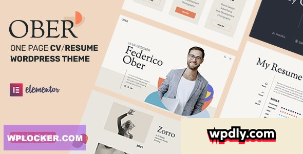 ober-v133---cv-resume-wordpress-theme