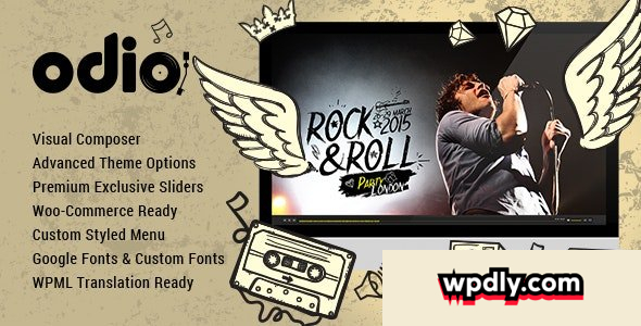 Odio v4.3 – Music WP Theme For Bands, Clubs, and Musicians