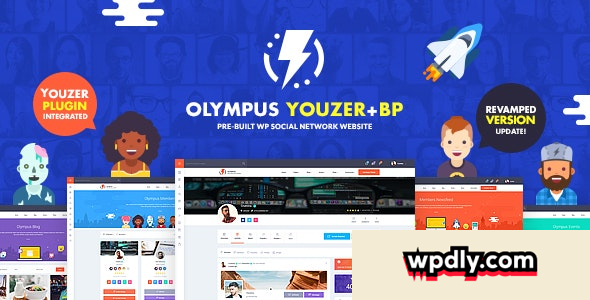 olympus-v26---powerful-buddypress-theme-for-social-networking