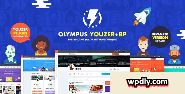 olympus-v397---powerful-buddypress-theme-for-social-networking