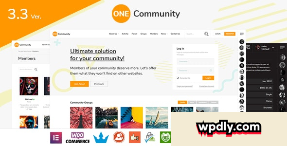 onecommunity-v376---buddypress-nouveau-community-theme