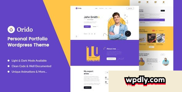 orido-v10---personal-portfolio-wordpress-theme