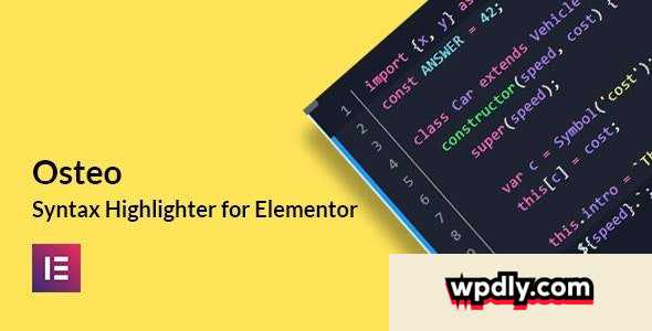osteo-syntax-highlighter-for-elementor-v100