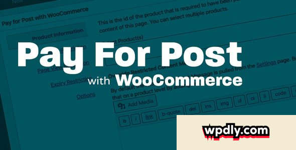 pay-for-post-with-woocommerce-premium-v306