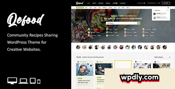 qefood-v16---community-sharing-wordpress-theme