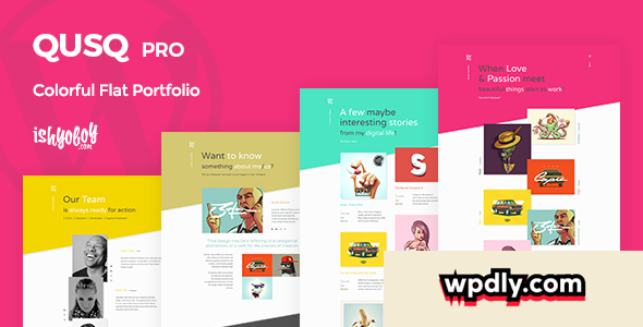 qusq-pro-v15---flat-colorful-portfolio