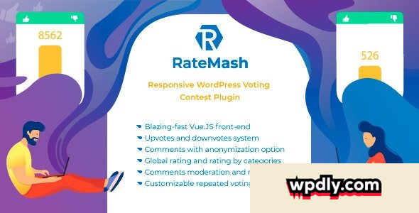 ratemash-v100---responsive-wordpress-voting-contest-plugin