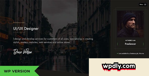 resumo-v103---personal-portfolio-wordpress-theme